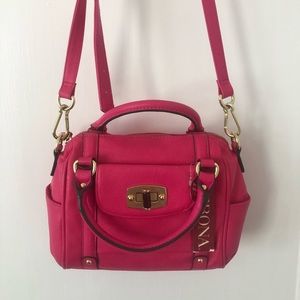 Merona hot pink satchel